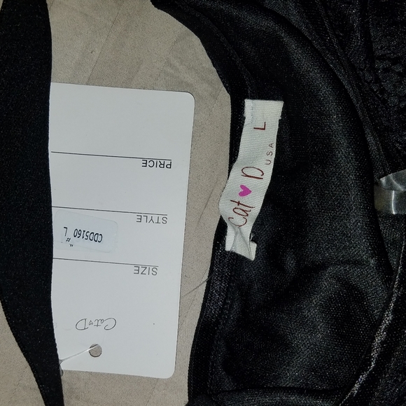 Black overlay dress with embellishment - Picture 5 of 8